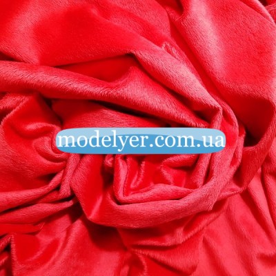 Ткань мех вельбо (малина)